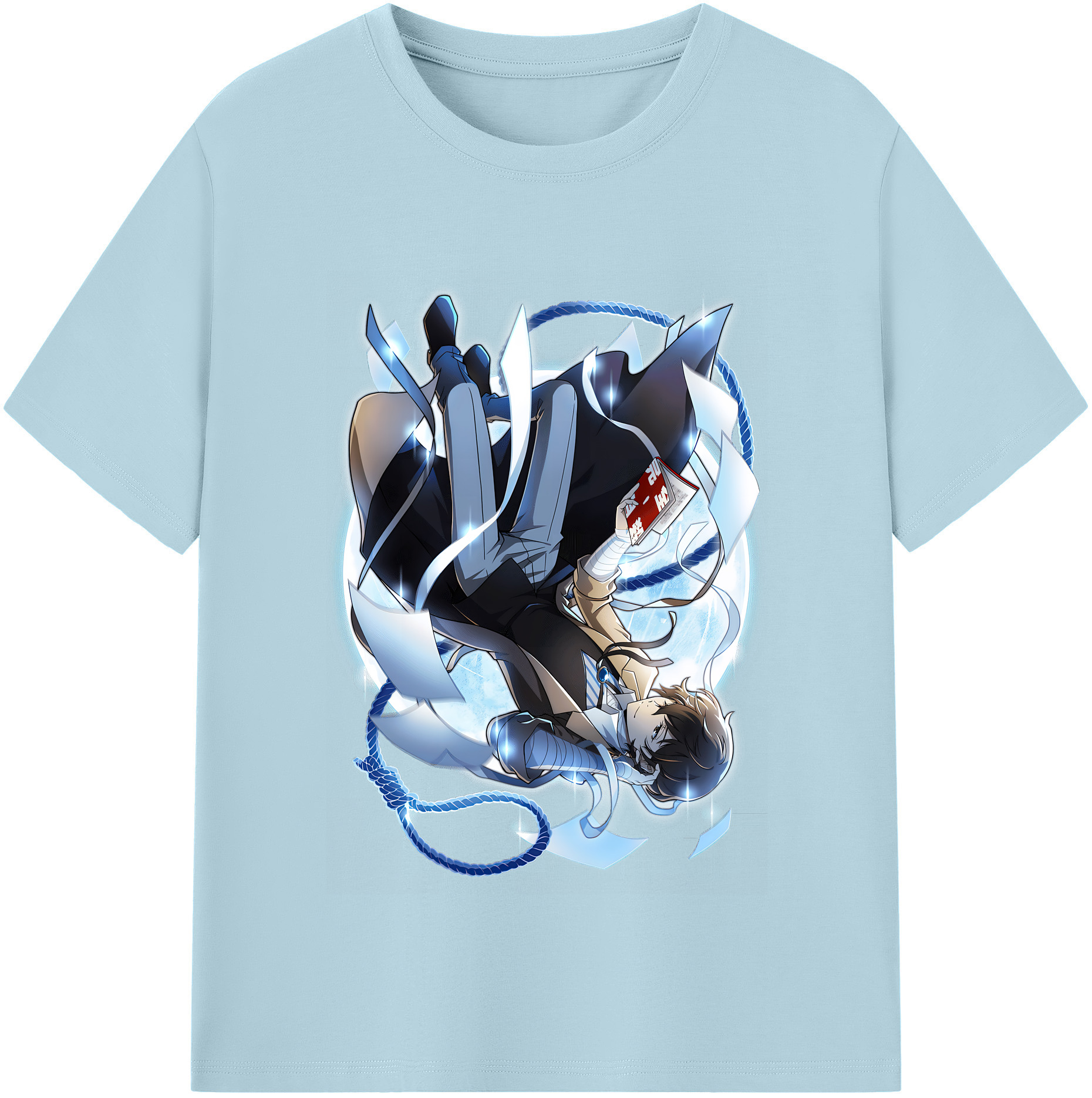 （画像用） 文豪ストレイドッグス Bungo Stray Dogs 綿100％半袖Tシャツ（フロントプリント）
